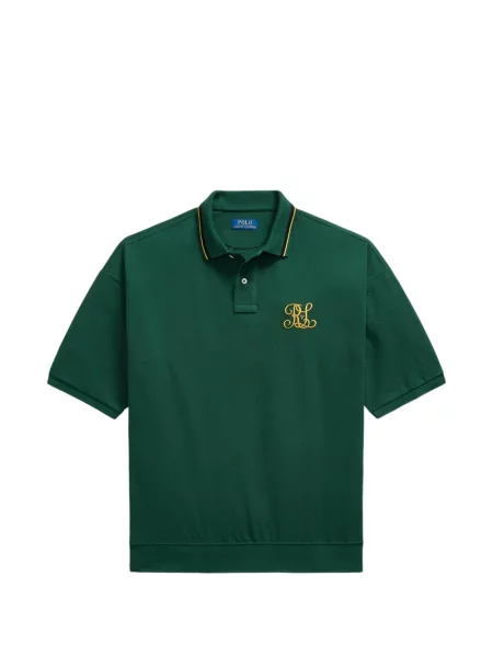 Τρέξιμο polo Polo Ralph Lauren υφαίνω διαγωνίως κλασικό πράσινο