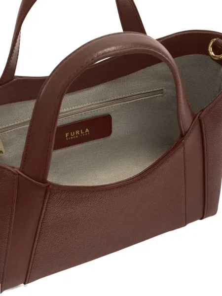 Geantă shopper Furla maro