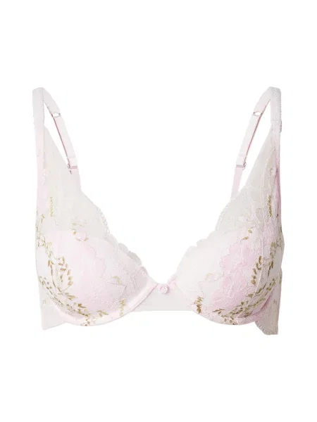 Hunkemöller Sutien Miri oliv / roz / roz pastel alb