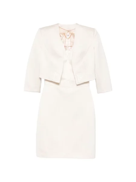 Sukienka Elisabetta Franchi o krotszym kroju garniturowa z autografem