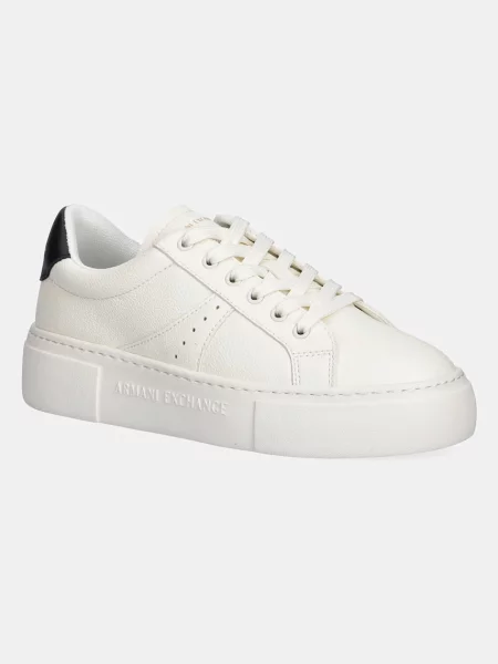 Sneakersy Armani Exchange białe