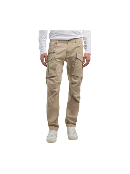 Spodnie cargo Replay retro beżowe