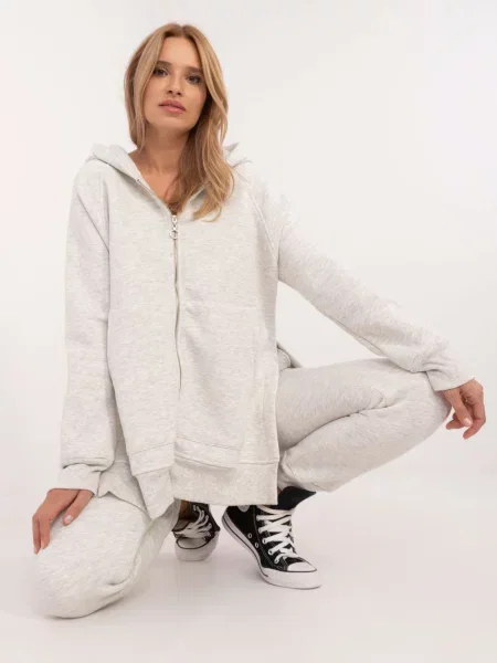 Komplet dresowy My Red Lips szary