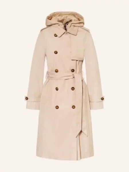 Reiss Trencz Azura Z Odpinanym Kołnierzem beige beżowy