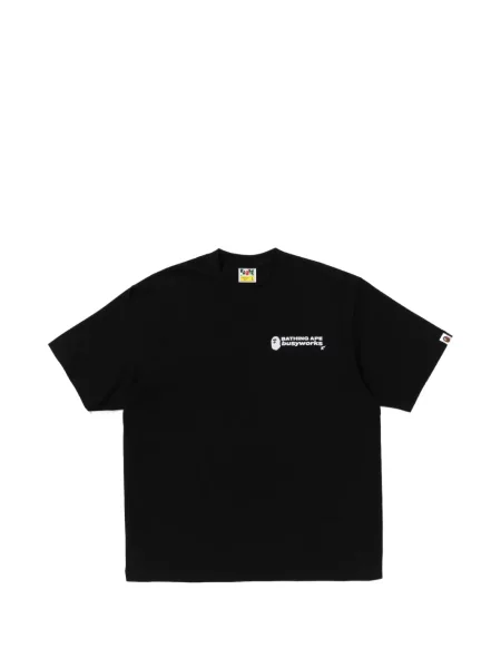 Tricou A Bathing Ape® cu imagine negru