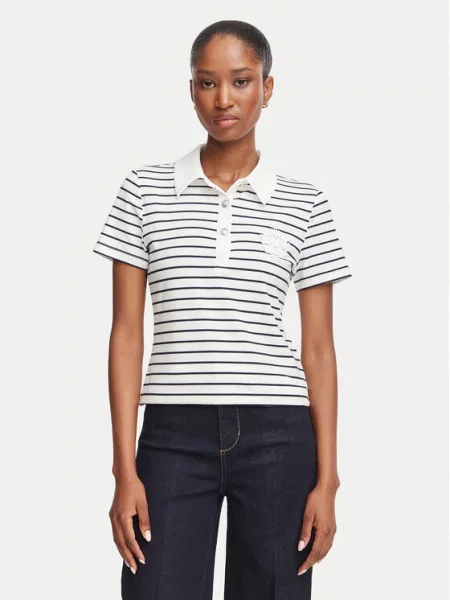 Morgan Polo majica Kremna