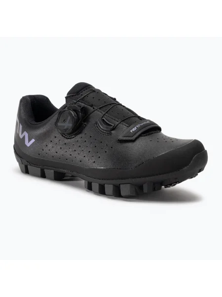 Olcsóbban. Női MTB kerékpáros cipő Northwave Hammer Plus fekete/irizáló. Méret: 36 EU fekete
