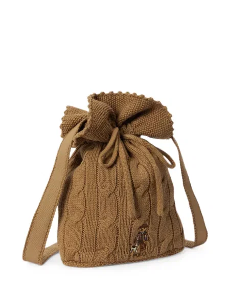 Koszulka polo dziecięca Polo Ralph Lauren brązowa