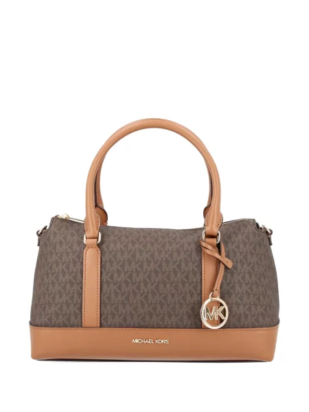 Geantă de mână Michael Michael Kors cu autograf maro