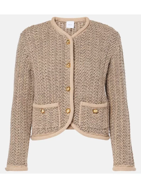 Cardigan Patou de lână bej