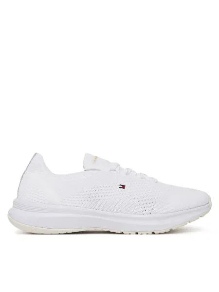 Tenisice Tommy Hilfiger Th Knit Runner bijela