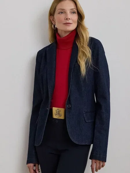 Lauren Ralph Lauren Rifľová bunda modrá