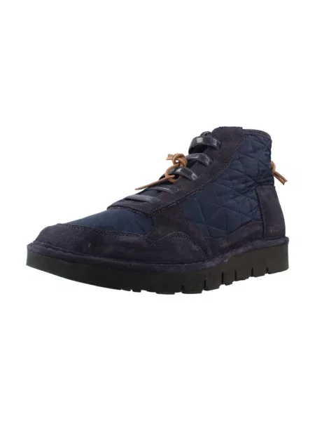 Buty do kostki Panchic skórzane niebieskie