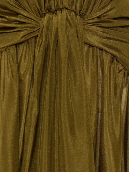 Rochie maxi Zimmermann cu gât halter verde