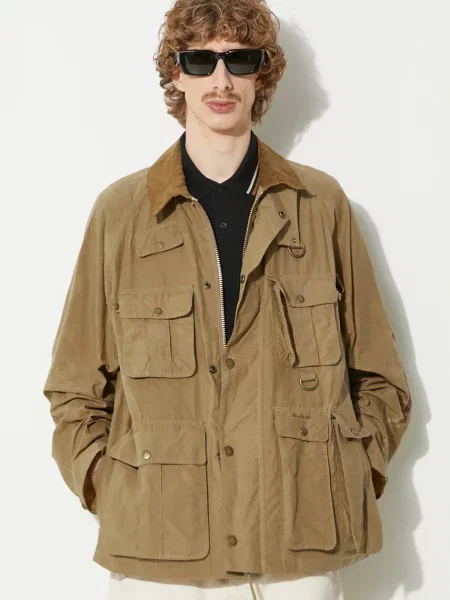 Яке Barbour Modified Transport Casual преходен модел бежово