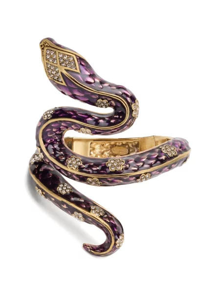 Brăţară Roberto Cavalli cu model piele de șarpe