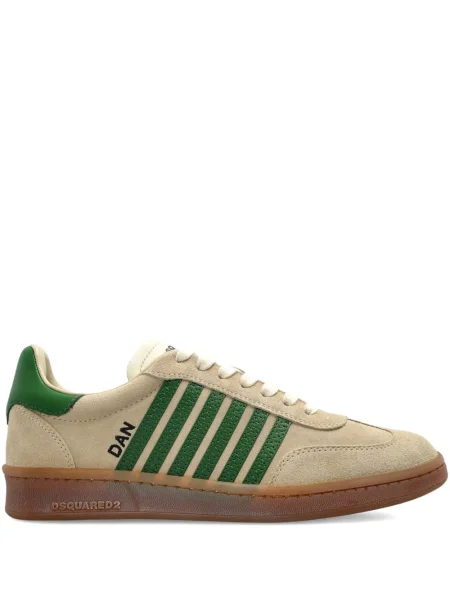 Sneakerși Dsquared2 din piele de căprioară cu dungi