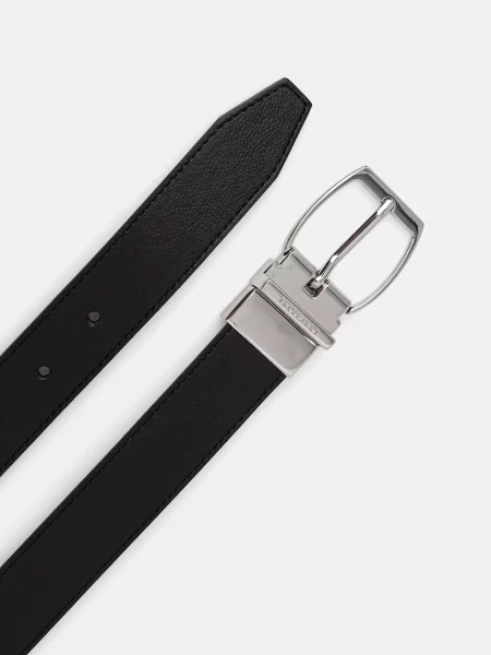 Кожаный двусторонний ремень Trussardi с ремешками