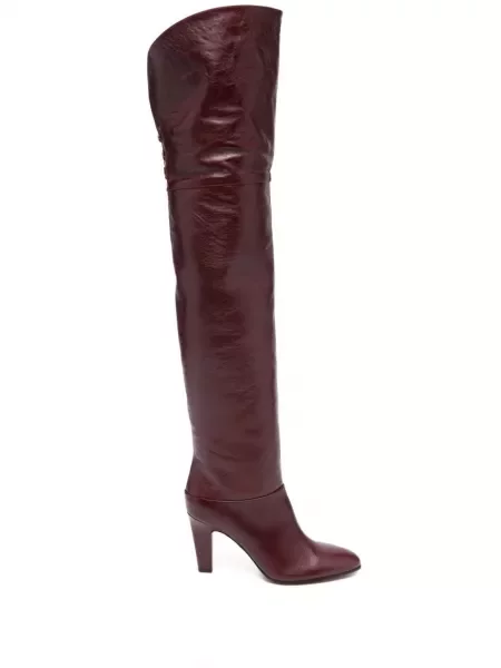 Botine Chloé roșu