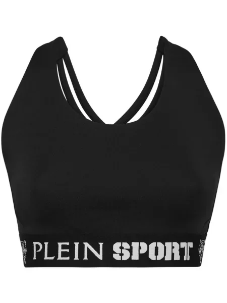 Pantaloni Plein Sport din jerseu negru