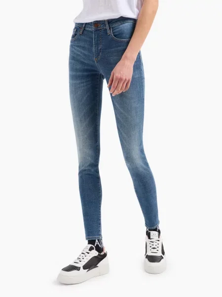 Скіні джинси Armani Exchange синій