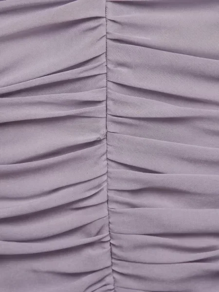 Lung rochie mini Magda Butrym cu volane violet