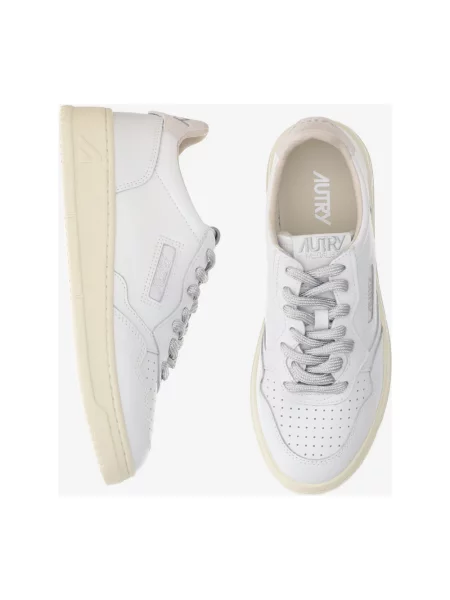Sneakersy Autry skórzane białe