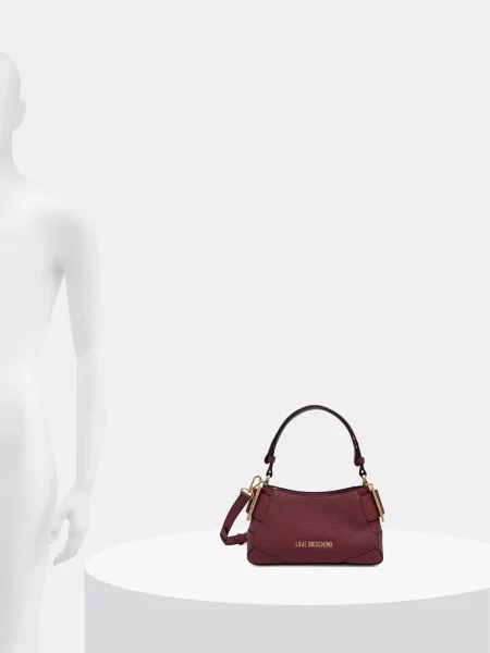 Кожаная сумка через плечо Love Moschino