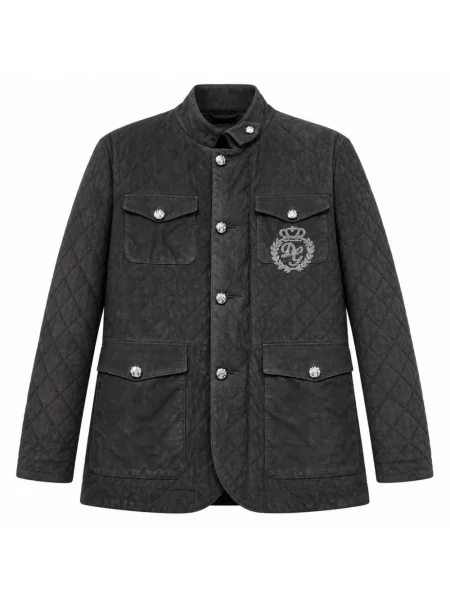 Kurtka Dolce And Gabbana wełniana czarna