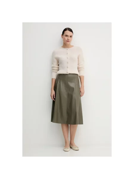 Spódnica midi Benetton zielona