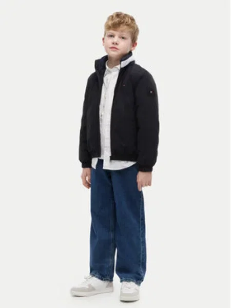 Tommy Hilfiger Átmeneti kabát Essential fekete
