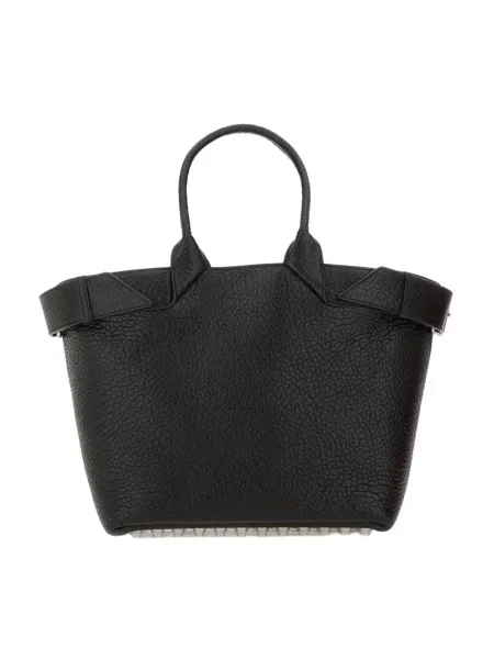 Duża torebka skórzana Alexander Wang skórzana czarna