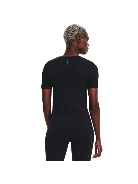 Tričko Under Armour Rush Seamless Ss Black M černé