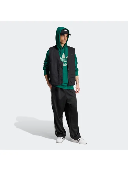 Adidas Majica dugih rukava adicolor Classic Trefoil Zelena bijela