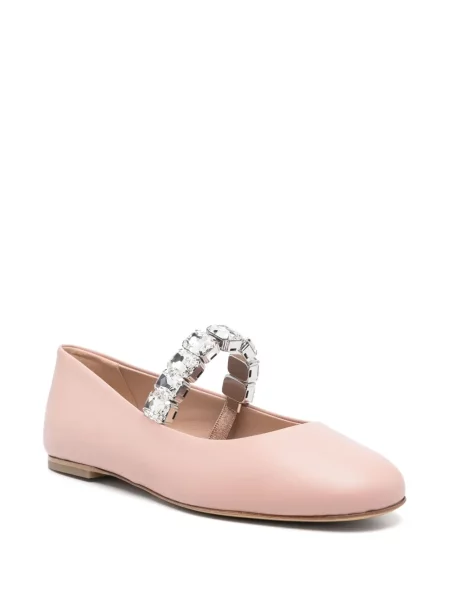 Balerini Casadei de cristal roz