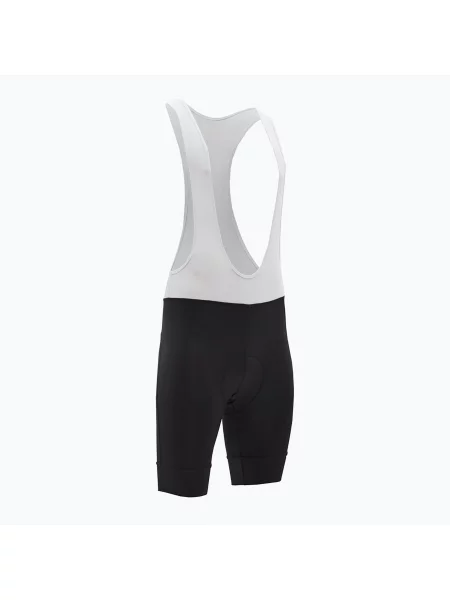 Мъжки къси панталони за колоездене SILVINI Fortore Bib black / white бяло