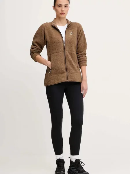 Однотонный свитер Haglofs серый