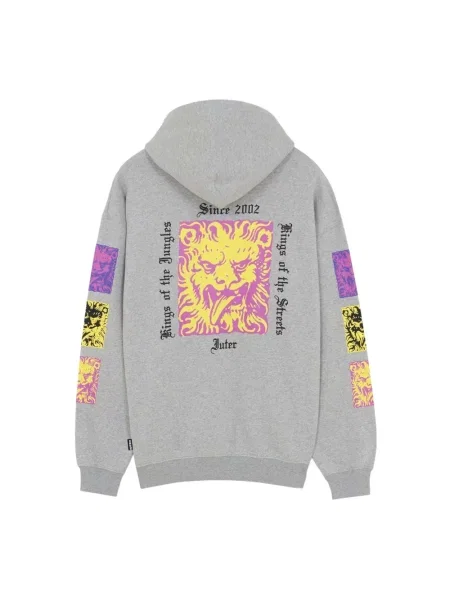 Bluza z kapturem Iuter z kapturem szara