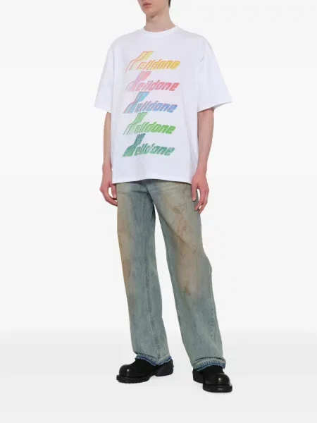Tricou We11done cu imagine alb