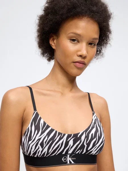Calvin Klein Underwear Sutien negru alb