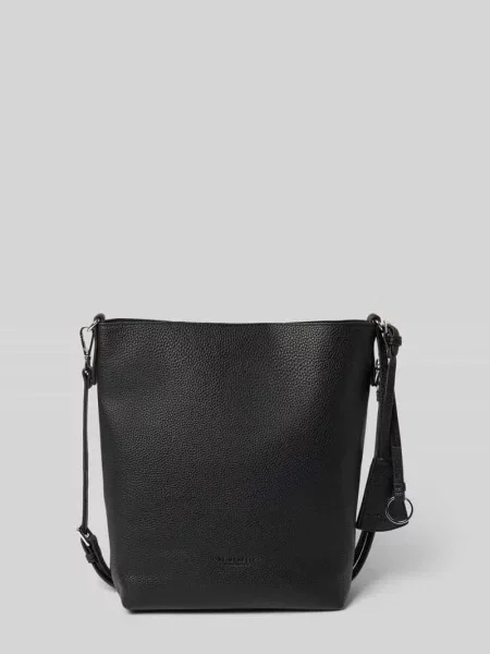 Torebka hobo Seidenfelt z logo czarna