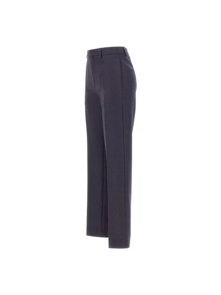 Spodnie Mm6 Maison Margiela wełniane niebieskie