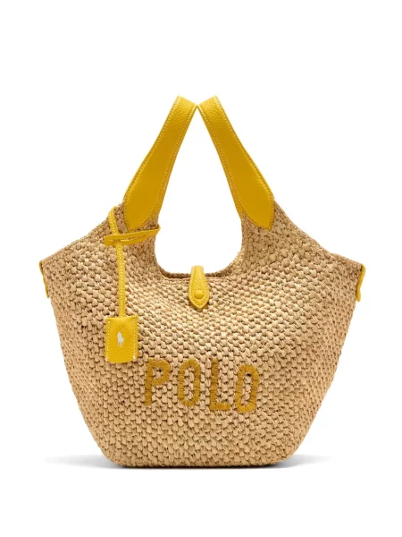 Platno šilterica Polo Ralph Lauren s vezom s vezicama zelena