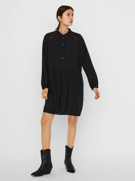 VERO MODA Rochie tip bluză Fay' negru