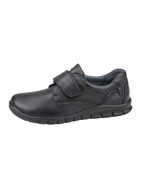 Sneakersy Waldläufer skórzane czarne