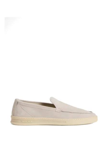 Pantofi loafer Woolrich din piele de căprioară