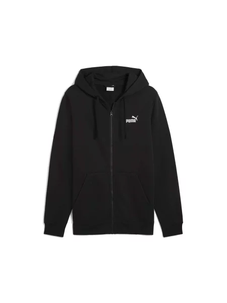 Кофта спортивна PUMA Ess Full-zip Hoodie комбінований верх чорний