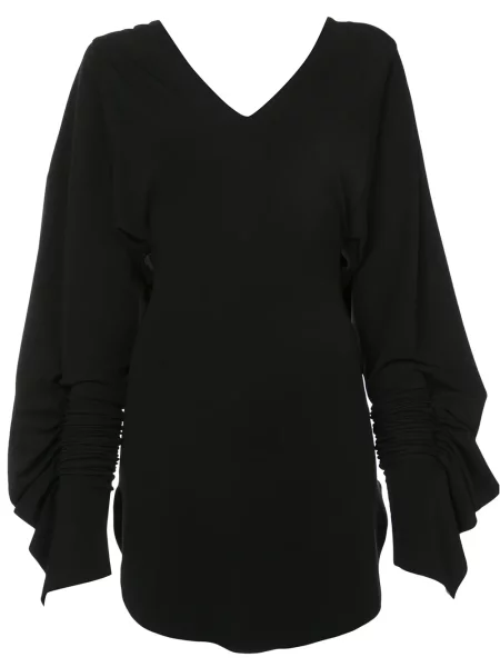 Rochie Paula Knorr cu decolteu în V de costum negru