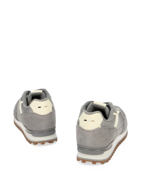 Sneakerși Boss cu imagine gri