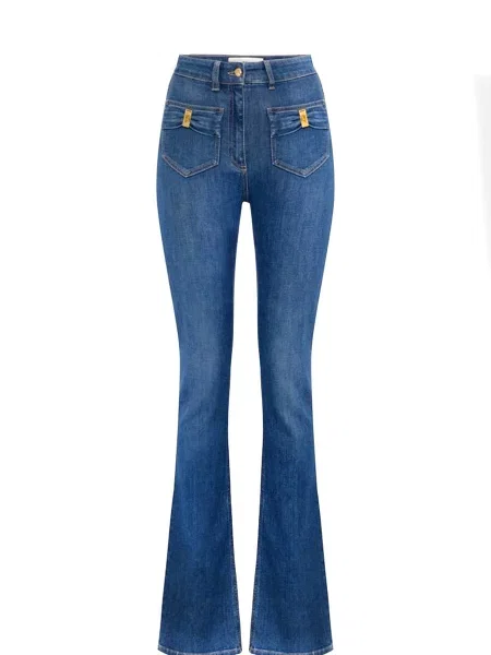 Jeansy Elisabetta Franchi niebieskie